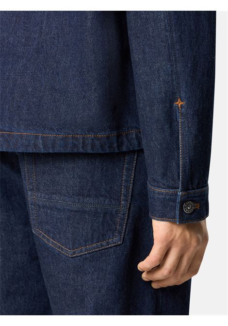 giacca indigo denim-rindes man blu STONE ISLAND | K2S15 Q100027 S00J7VJ201